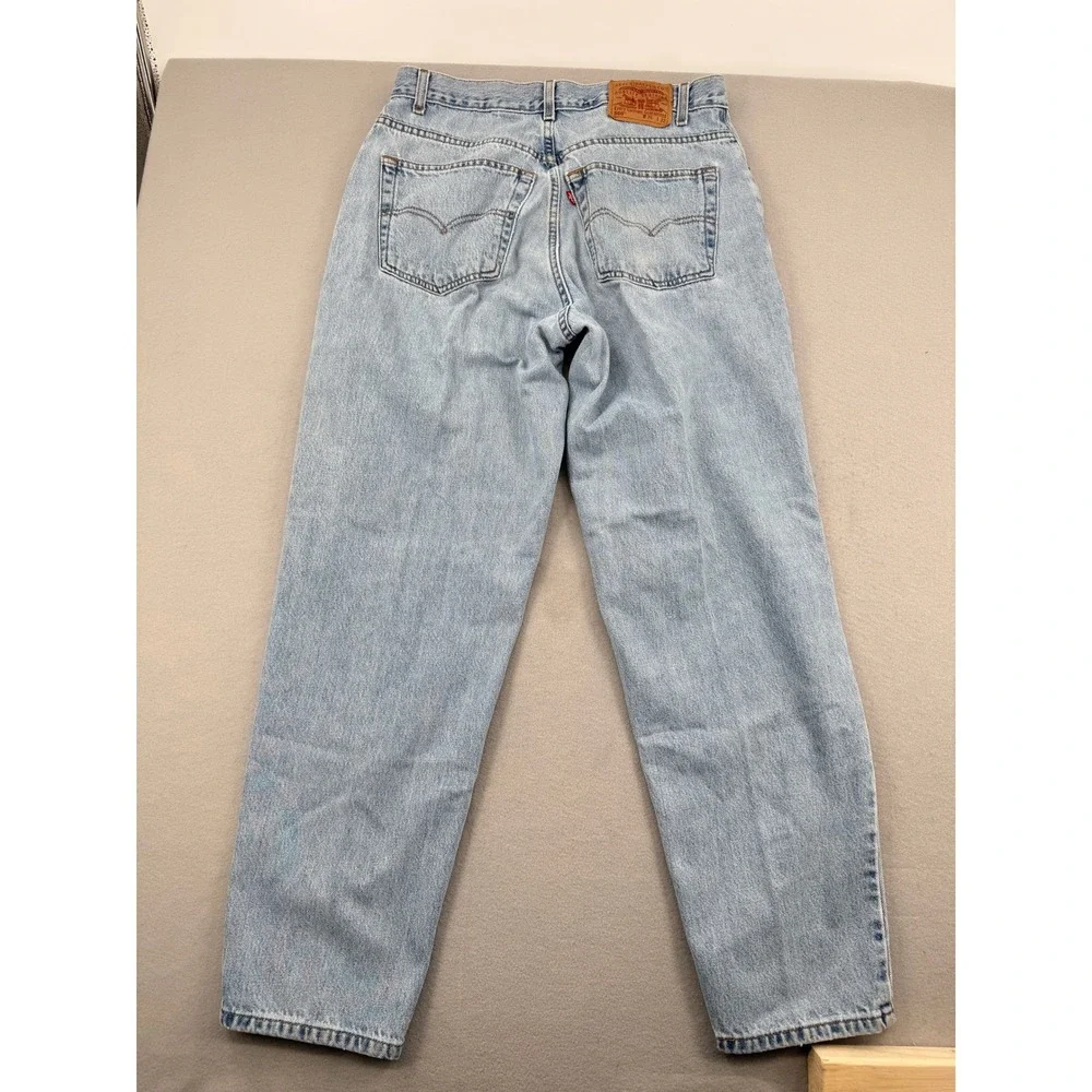 Vintage Y2K Levis 560 Loose Fit Tapered Leg Jeans Mens 36x32 (34x32) Light Wash